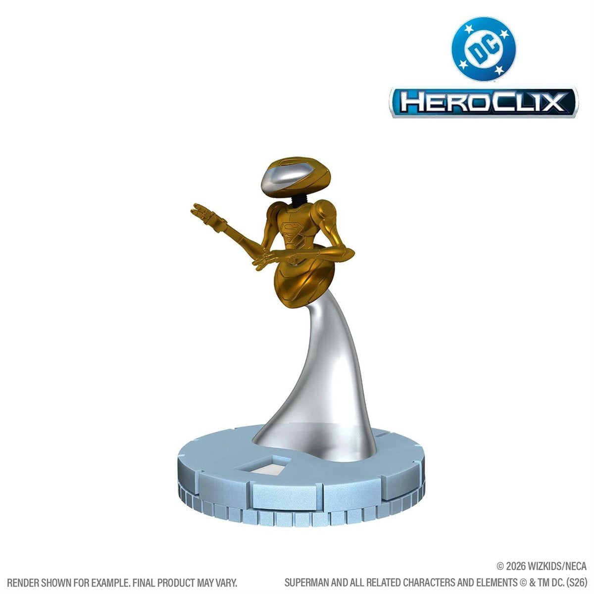 DC HeroClix Iconix Fortress of Solitude Vol 1 Mini-Figure Game Set with Superman, Kelex, Terrain Tiles, Character Cards & Collectible Display Packaging (PREORDER - Release Date Oct. 31, 2026)