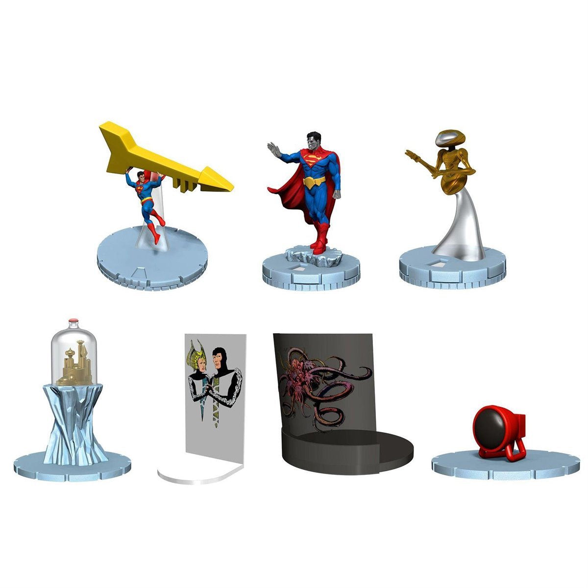 DC HeroClix Iconix Fortress of Solitude Vol 1 Mini-Figure Game Set with Superman, Kelex, Terrain Tiles, Character Cards & Collectible Display Packaging (PREORDER - Release Date Oct. 31, 2026)