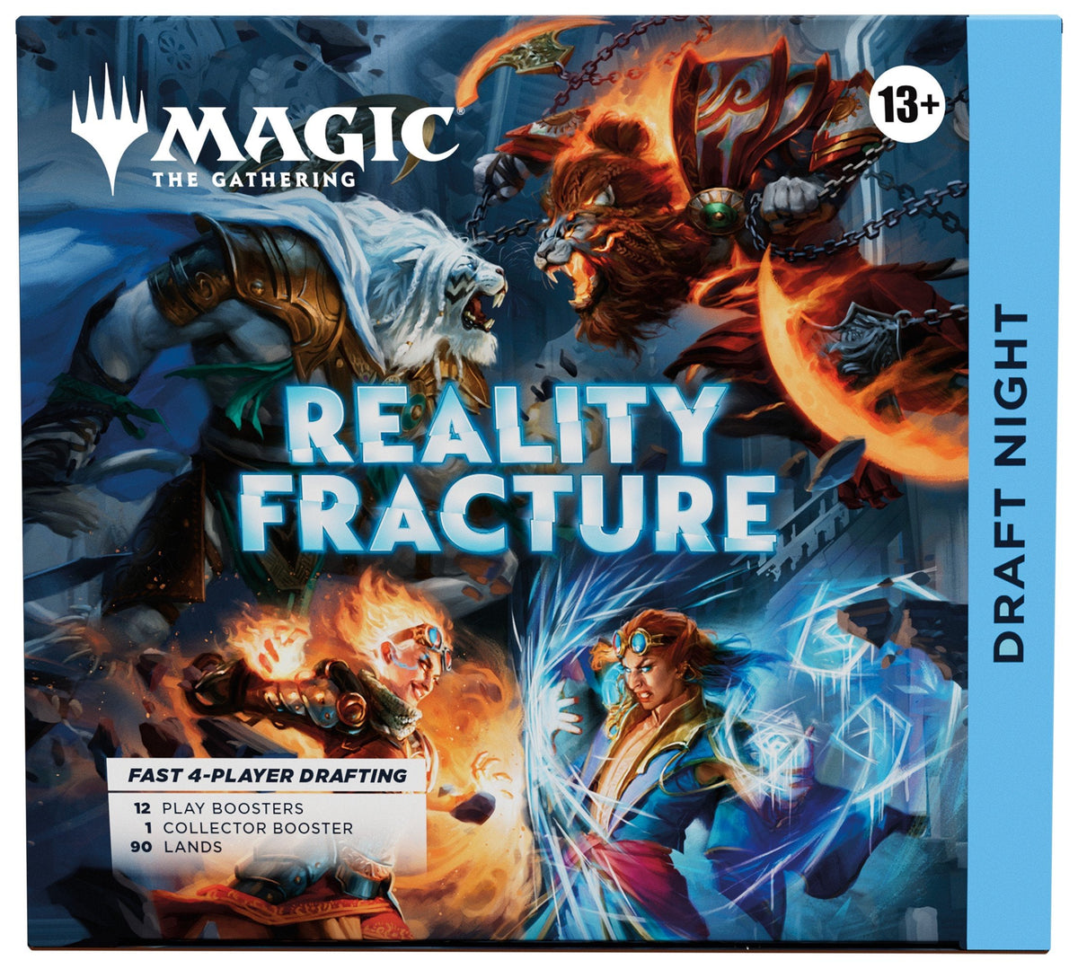 Magic: The Gathering Reality Fracture Draft Night Box for 4 Players with Collector Booster, Pick-Two Draft Party Kit, MTG Trading Card Game (PREORDER - Release Date Oct. 2, 2026)