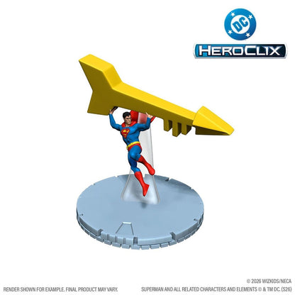 DC HeroClix Iconix Fortress of Solitude Vol 1 Mini-Figure Game Set with Superman, Kelex, Terrain Tiles, Character Cards & Collectible Display Packaging (PREORDER - Release Date Oct. 31, 2026)