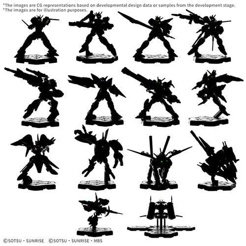 Bandai Gundam Assemble 02 Deluxe Set Model Kit - Mini Gundam Figures, Gunpla Gundam Model Kit Action Figure Collection, Anime Model Kit Miniatures, Bandai Gundam Collectible Toys for Builders and Fans (PRE-ORDER JANUARY 2027)