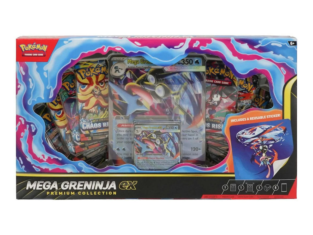 Pokémon Mega Greninja ex Premium Collection Box