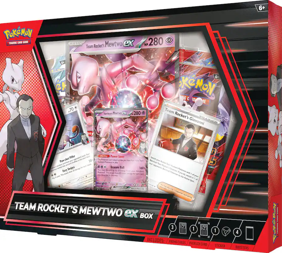 Pokémon - Trading Card Game: Team Rocket's Mewtwo ex Box