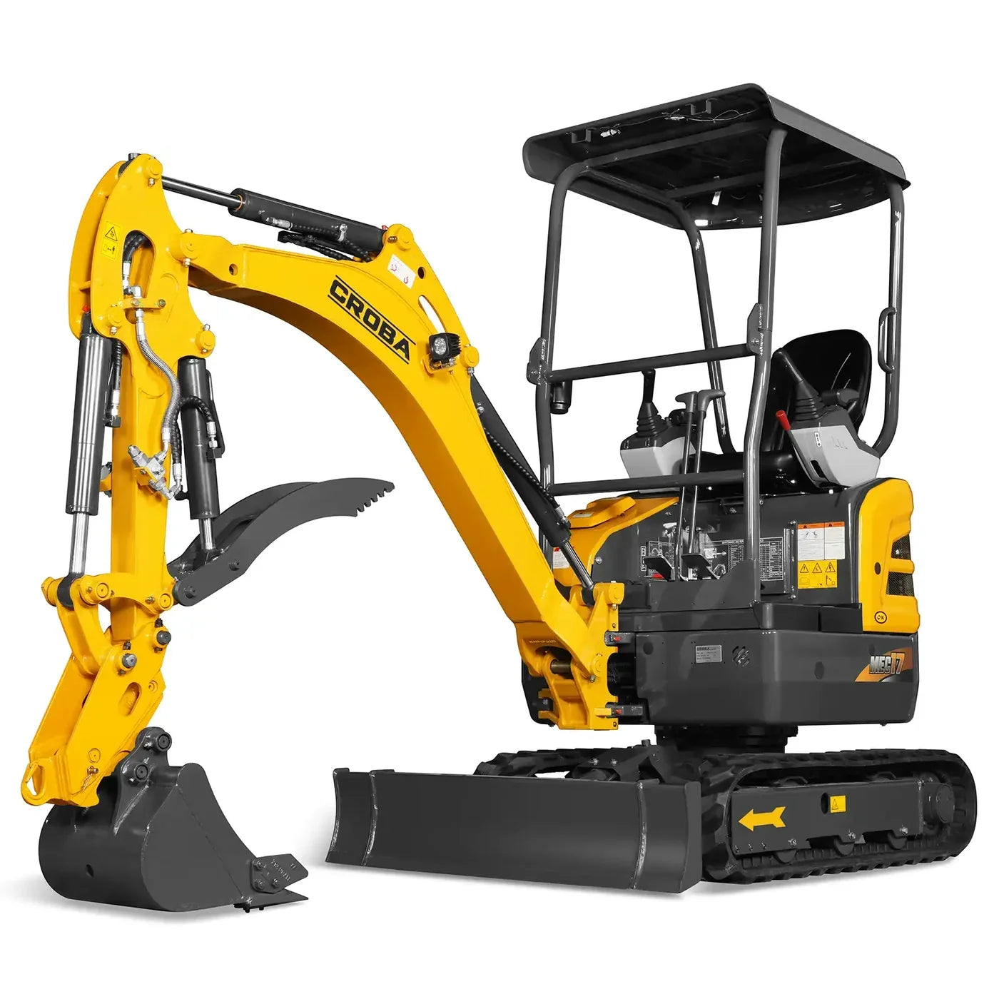 Mini Compact Excavator Kubota D902 Engine, 89” Max. Digging Depth, 4145 LBS Operating Weight, MEC17
