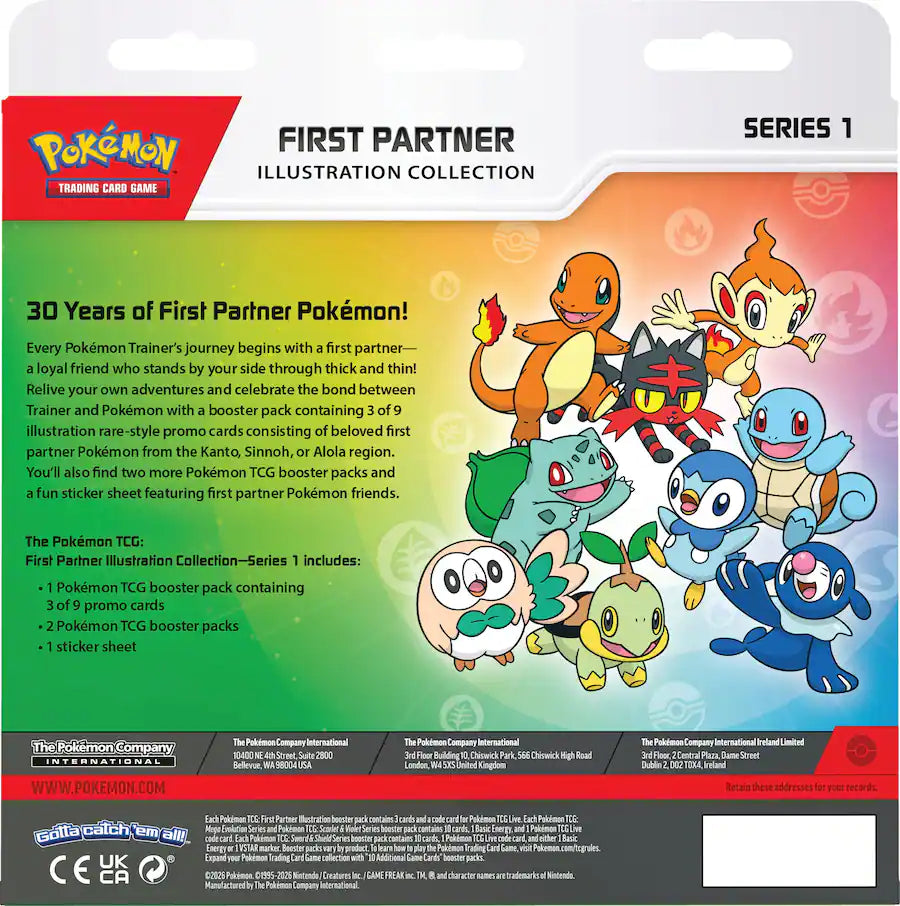 Pokémon - Trading Card Game: First Partner Illustration Collection - Series 1